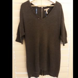 BCBG Zipper Back Sweater Dress